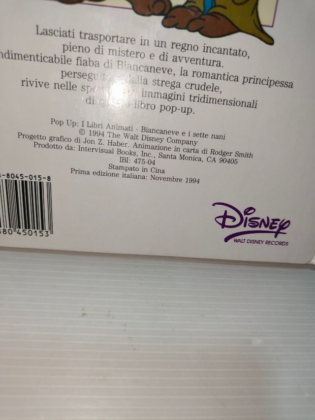 Libro Pop up Biancaneve LEGGI