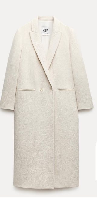 Abrigo minimal lana coleccion ZARA