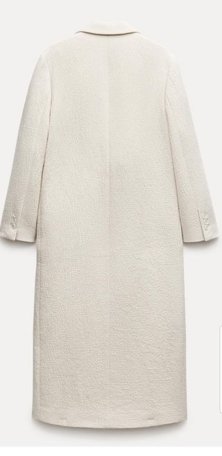 Abrigo minimal lana coleccion ZARA