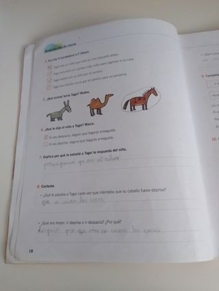 Comprensión lectora 3.° Primaria
