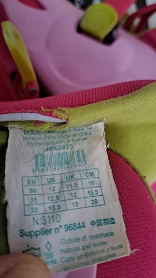 Patines línea 30-32 y funda sillin bici