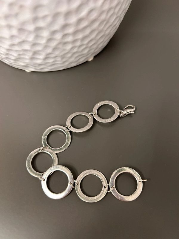 Braccialetto in argento fatto a mano