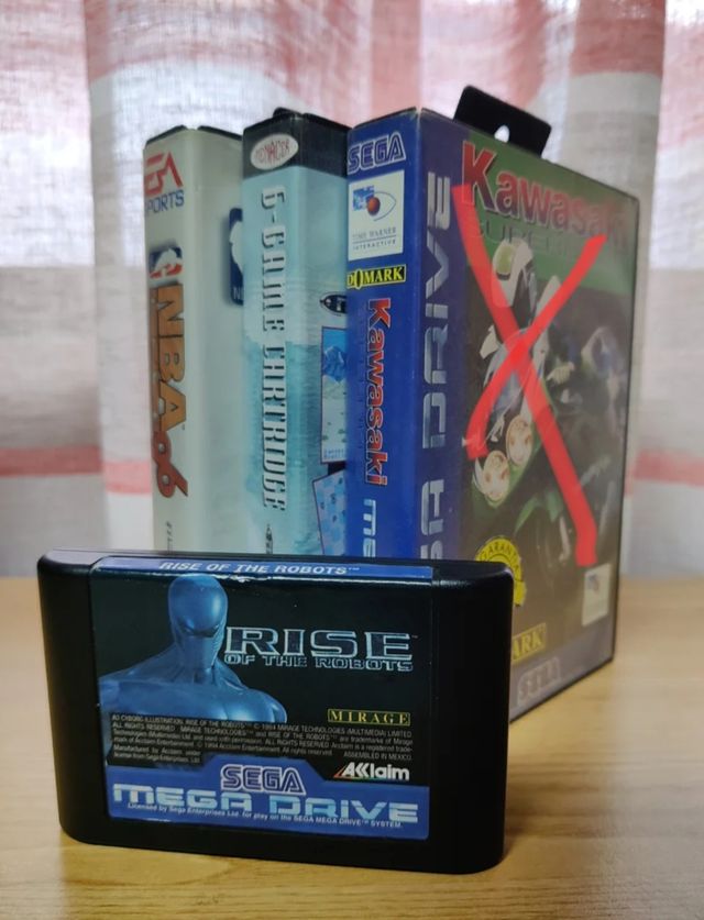 3 jogos Mega Drive