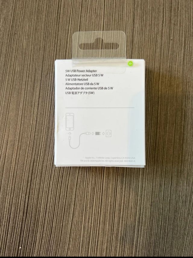 Cargador original Apple 5W