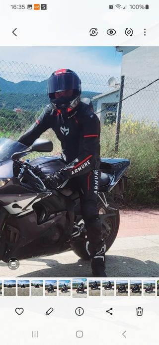 Teaje moto armure L y botas alpinesta 43r 