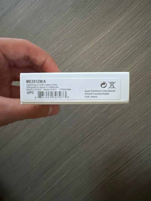 Cable cargador original Apple