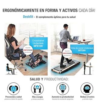 Escritorio elevable de altura ajustable.