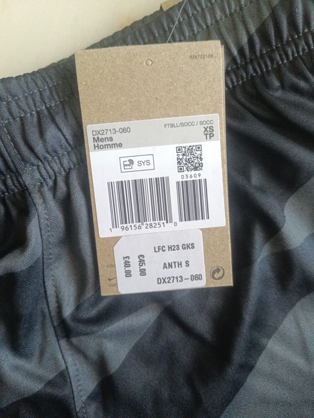 Pantalón corto Liverpool portero VERDADERO