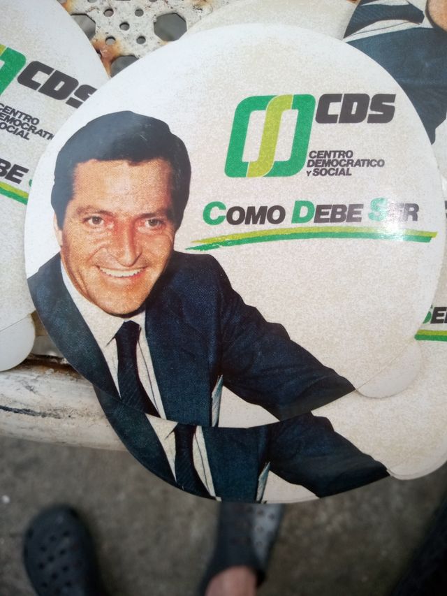 Antiguas pegatinas de CDS, Adolfo Suarez