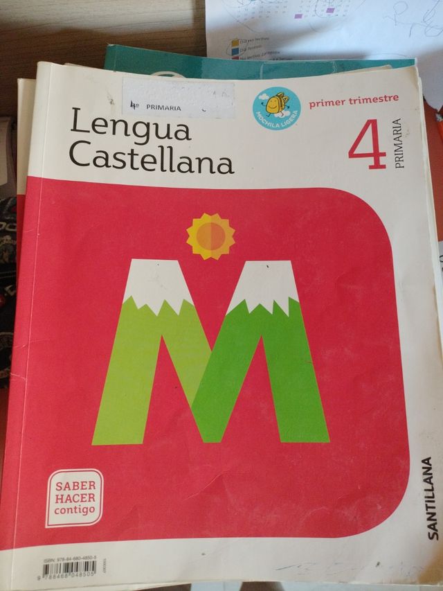 Libros de texto de 4° de primaria