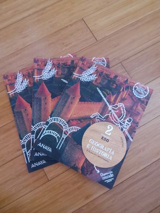 Libros geografía ANAYA 2°ESO
