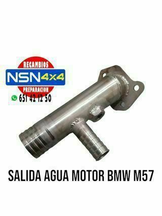 Salida de agua inox para motor BMW M57 con sensor