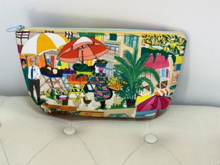bolso de mano estampado caribeño