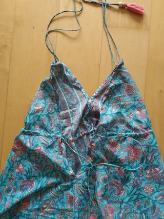Vestido largo estilo boho