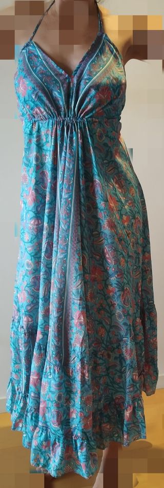 Vestido largo estilo boho