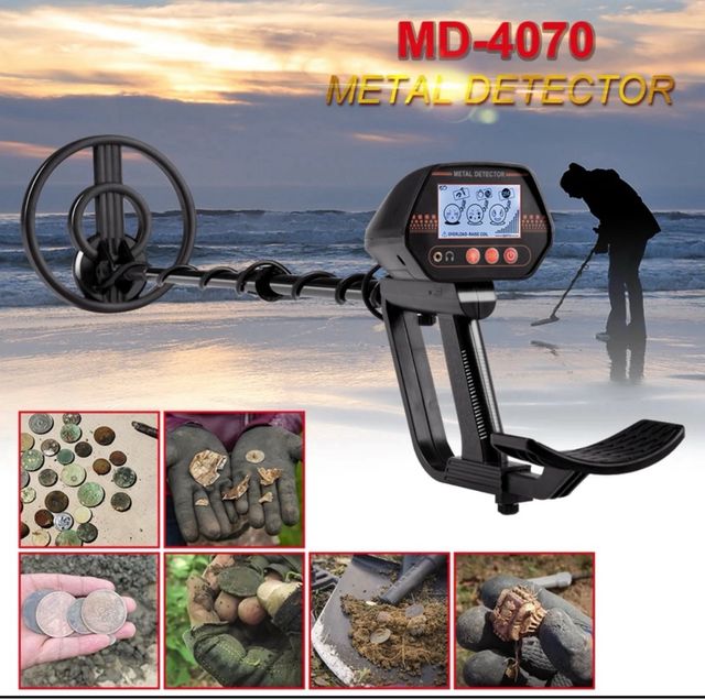 2 Detectores de metales, pala y cuchara arena