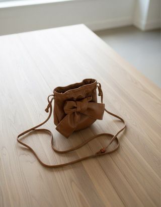 Bolso marrón Atmosphere mujer bandolera saco lazo