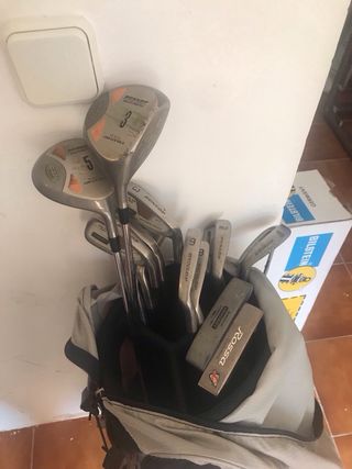 palos y bolsa golf