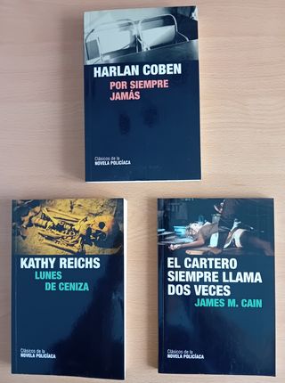 4 novelas policíacas.