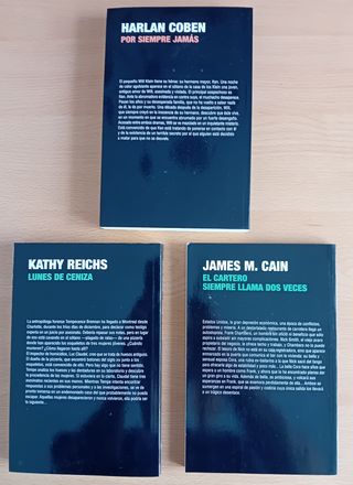 4 novelas policíacas.