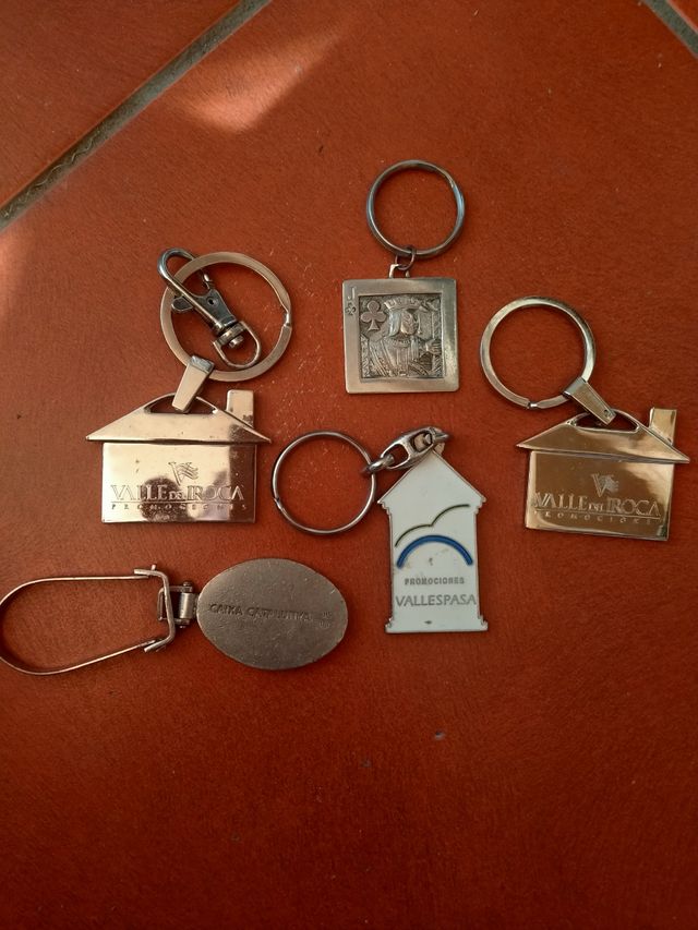 Llaveros de publicidad antiguos