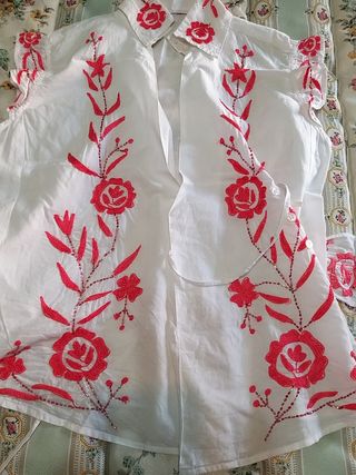 Blusa boho bordada