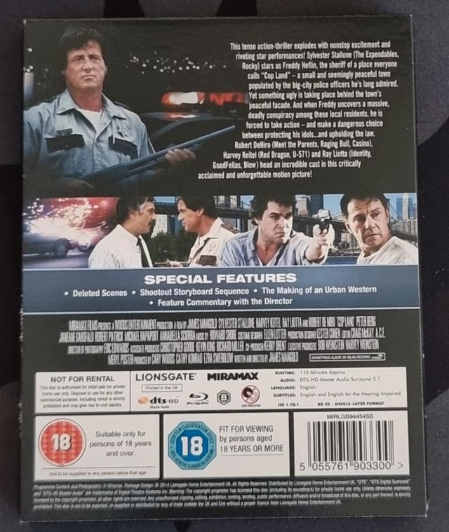 Copland (1997) - Steelbook Blu-Ray Zavvi