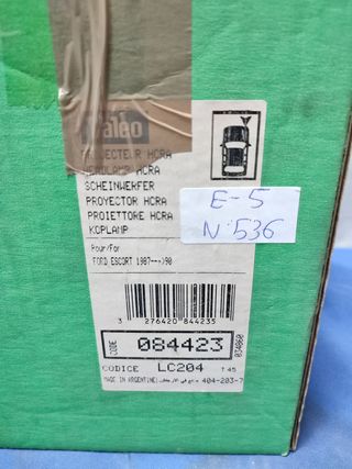 Ford escort faro delantero derecho