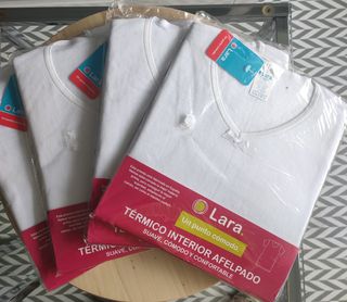 Camiseta térmica interior afelpado