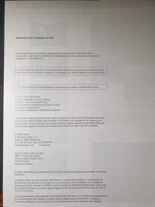 libro 4º Eso cultura clásica. Casals