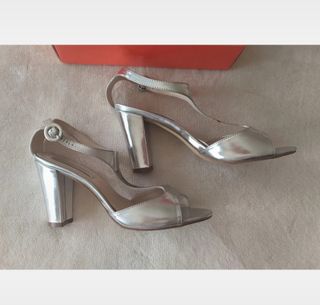 Sandalias plata