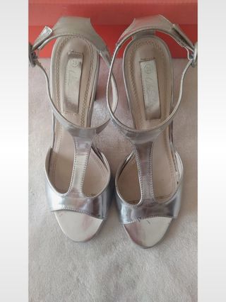 Sandalias plata