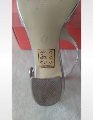 Sandalias plata