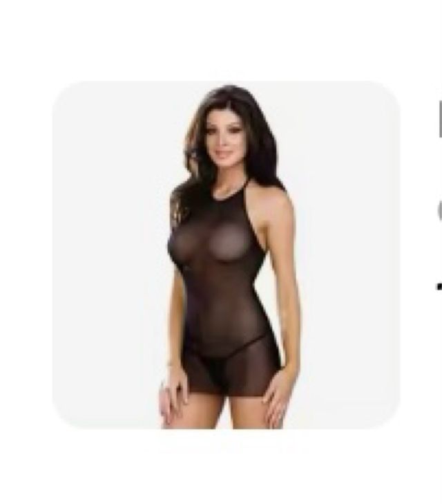 Vestitino corto e trasparenti