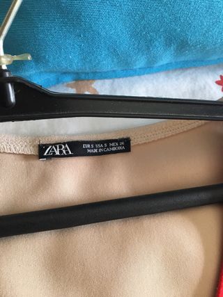 Vestido antelina Zara