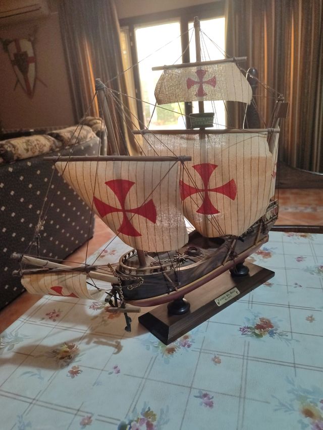 Maqueta Barco Carabela Santa María 1942