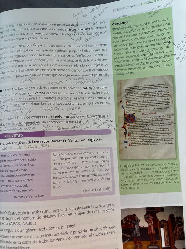 Llengua catalana i Literatura 1 Bach