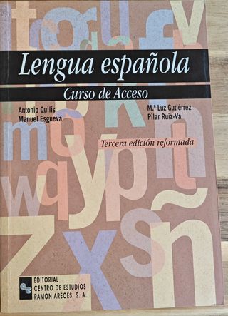 Lengua española curso de acceso