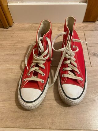 Converse All Stars botas rojas 38