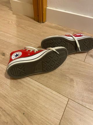 Converse All Stars botas rojas 38