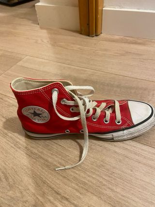 Converse All Stars botas rojas 38