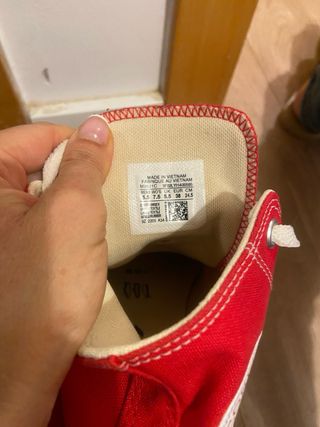 Converse All Stars botas rojas 38