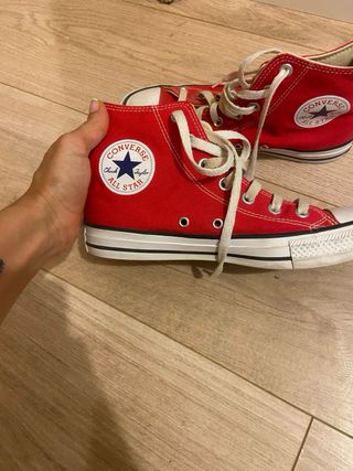 Converse All Stars botas rojas 38