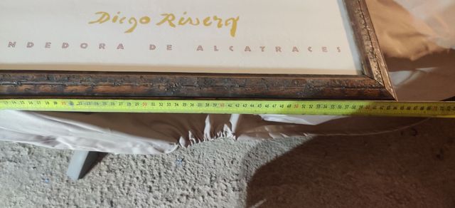 Lámina enmarcada en Diego Rivera