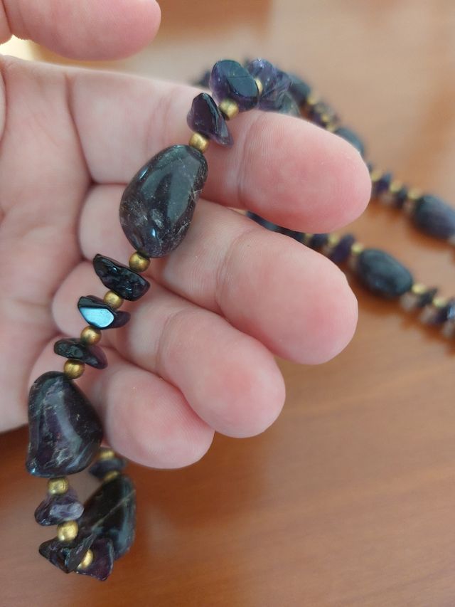 Collar vintage de piedras