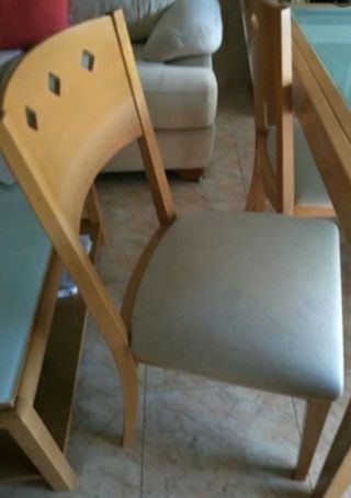 Silla de madera