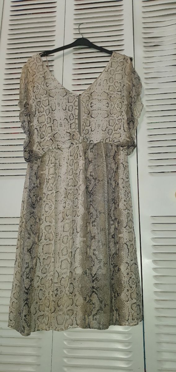 Vestido Print Animal Cortefiel Talla M