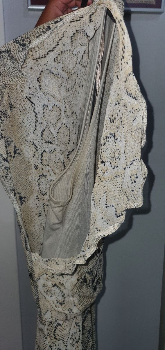 Vestido Print Animal Cortefiel Talla M