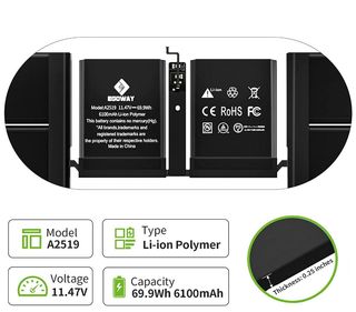 Batería Egway para MacBook Pro de 16" ¡A ESTRENAR!