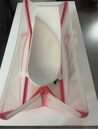 Bañera stokke rosa y reductor de stokke